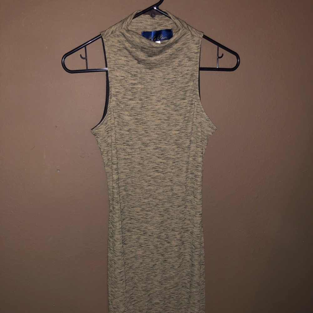 Olive green dress